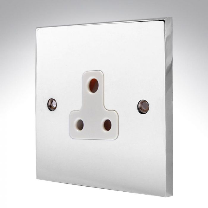 Hamilton 95US5W Polished Chrome Unswitched 5A Socket