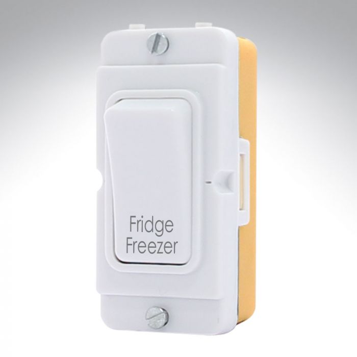 Hamilton IDPFFWH-W Marked Grid Switch 20a Double Pole Fridge Freezer