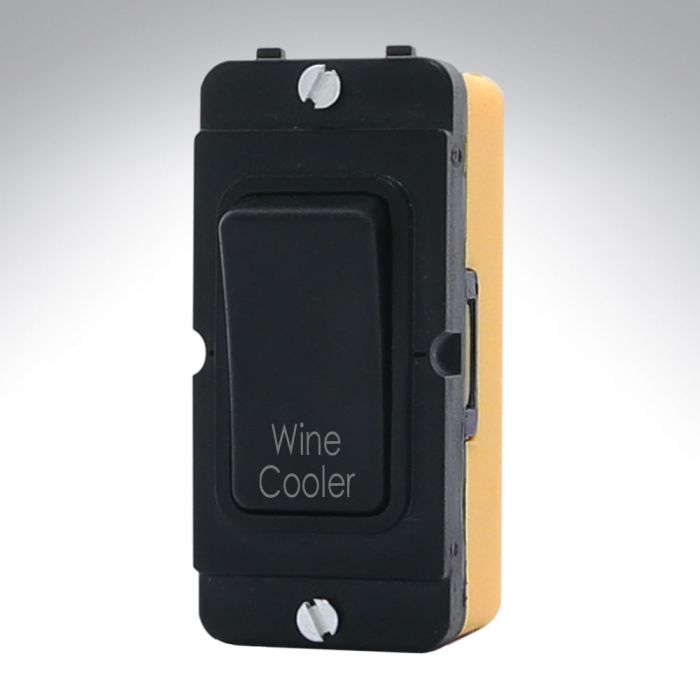 Hamilton IDPWCBL-B Marked Grid Switch 20a Double Pole Wine Cooler