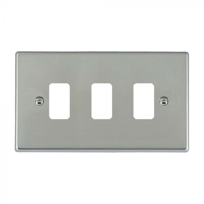 Hamilton 743GP Stainless Steel 3 Gang Grid Plate