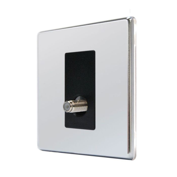 Hamilton 77CSATNB CFX Polished Chrome non-isolated satellite socket