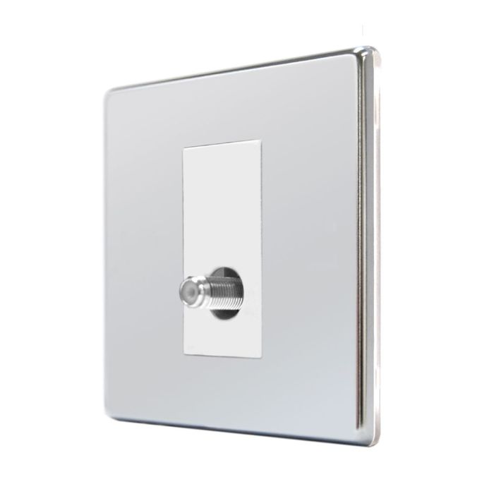 Hamilton 77CSATNW CFX Polished Chrome non-isolated satellite socket