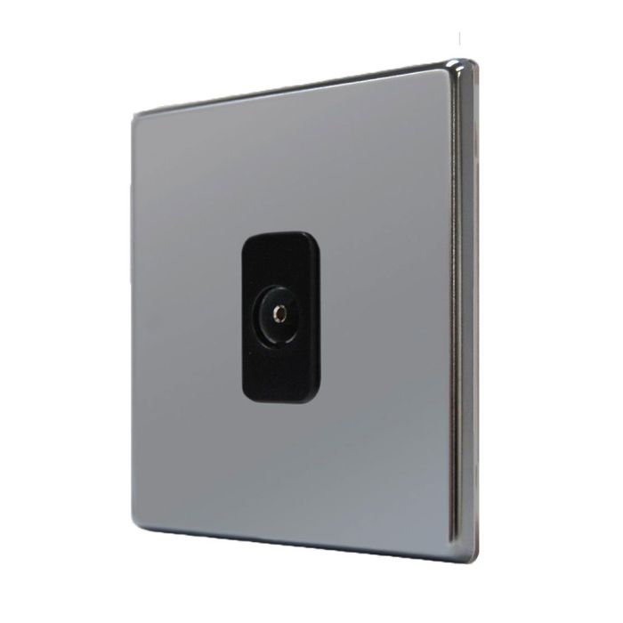 Hamilton 78CTVB CFX Black Nickel non-isolated TV socket