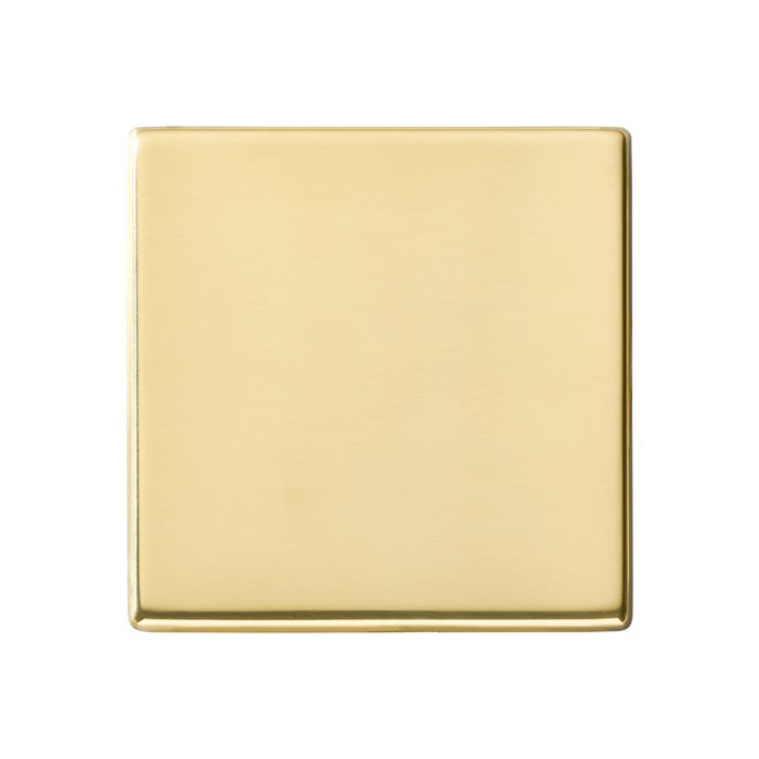 Hamilton 7G21BPS G2 Polished Brass single blank plate
