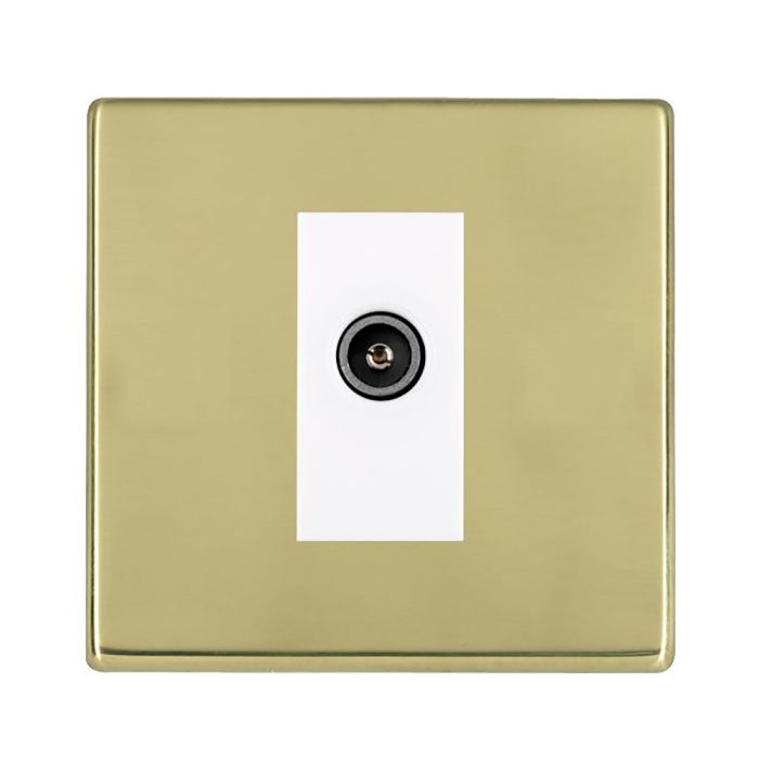 Hamilton 7G21DTVFW G2 Polished Brass non-isolated female TV socket