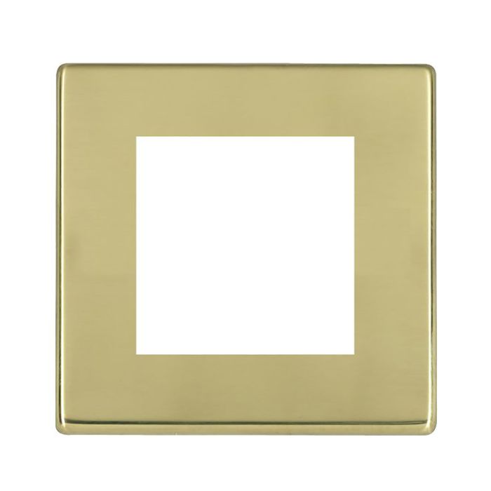 Hamilton 7G21EURO2 G2 Polished Brass 2 module Euro plate