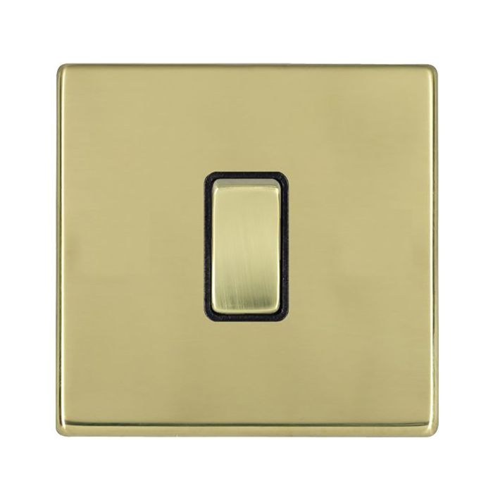 Hamilton 7G21R31PB-B G2 Polished Brass 10A single intermediate light switch