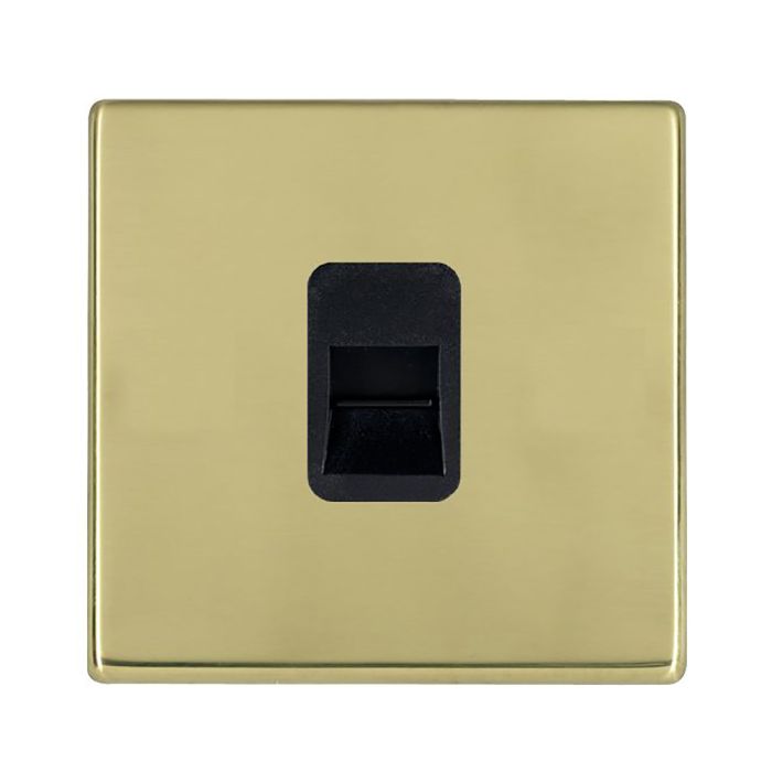 Hamilton 7G21TCMB G2 Polished Brass telephone master socket