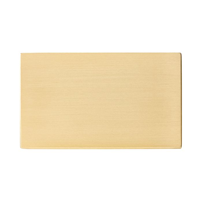 Hamilton 7G22BPD G2 Satin Brass double blank plate