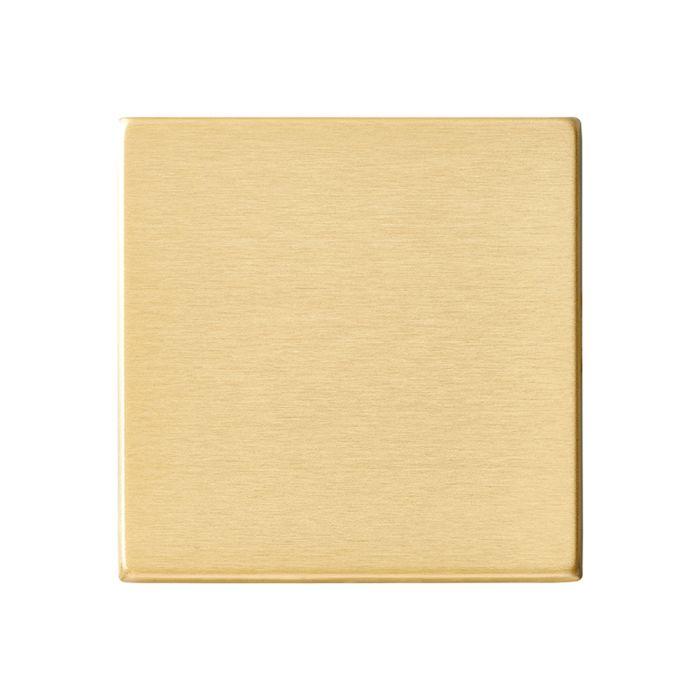 Hamilton 7G22BPS G2 Satin Brass single blank plate