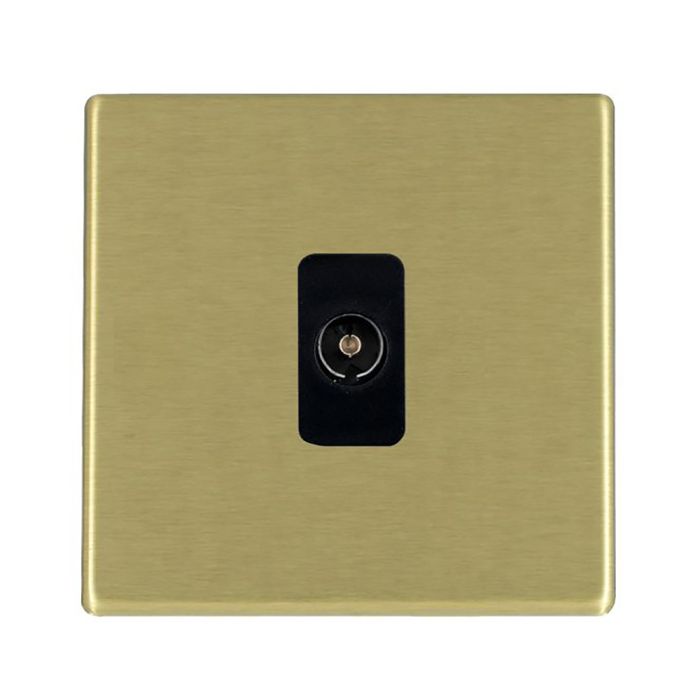 Hamilton 7G22TVIB G2 Satin Brass isolated TV socket