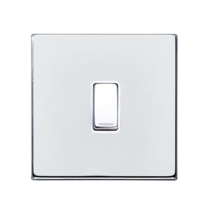 Hamilton 7G27R31BC-W G2 Polished Chrome 10A single intermediate light switch