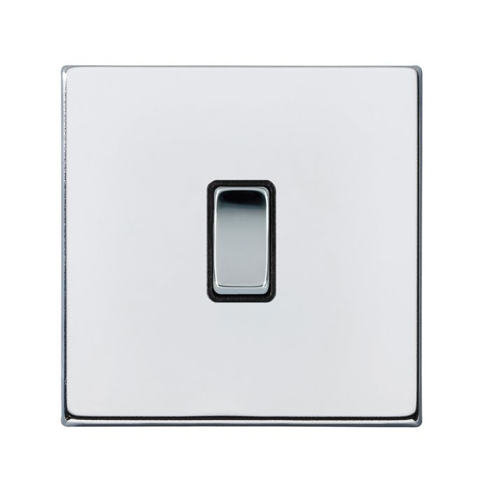 Hamilton 7G27RRTBC-B G2 Polished Chrome 10A single retractive switch (push to make & push to break)