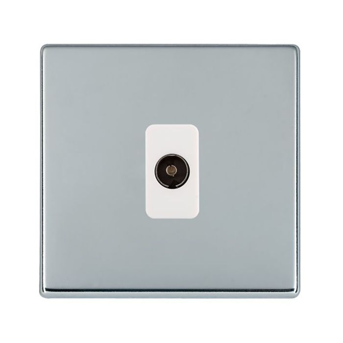 Hamilton 7G27TVIW G2 Polished Chrome isolated TV socket