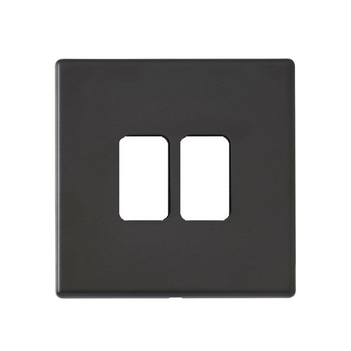 Hamilton 7G2MB2GP G2 Matt Black grid-fix face plate and grid