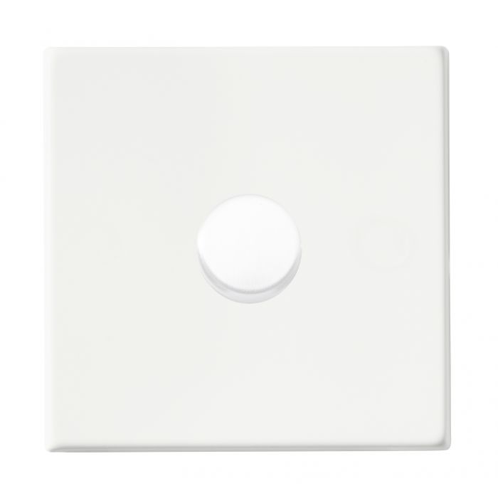 Hamilton Hartland G2 Matt White 1 Gang 100w LED Dimmer