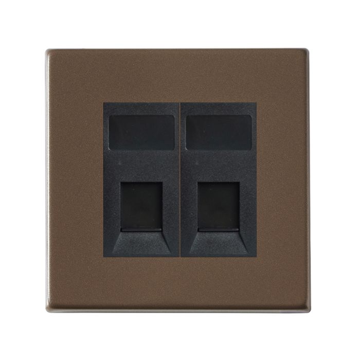 Hamilton 7G2RB2J45-C6B G2 Richmond Bronze 2 module RJ45 CAT6E unshielded data socket