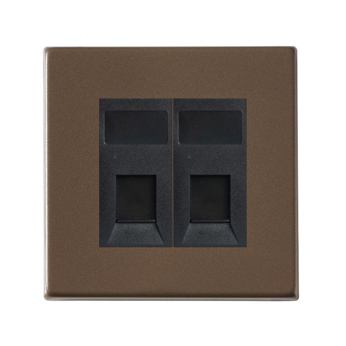 Hamilton 7G2RB2J45B G2 Richmond Bronze 2 module RJ45 CAT5E unshielded data socket