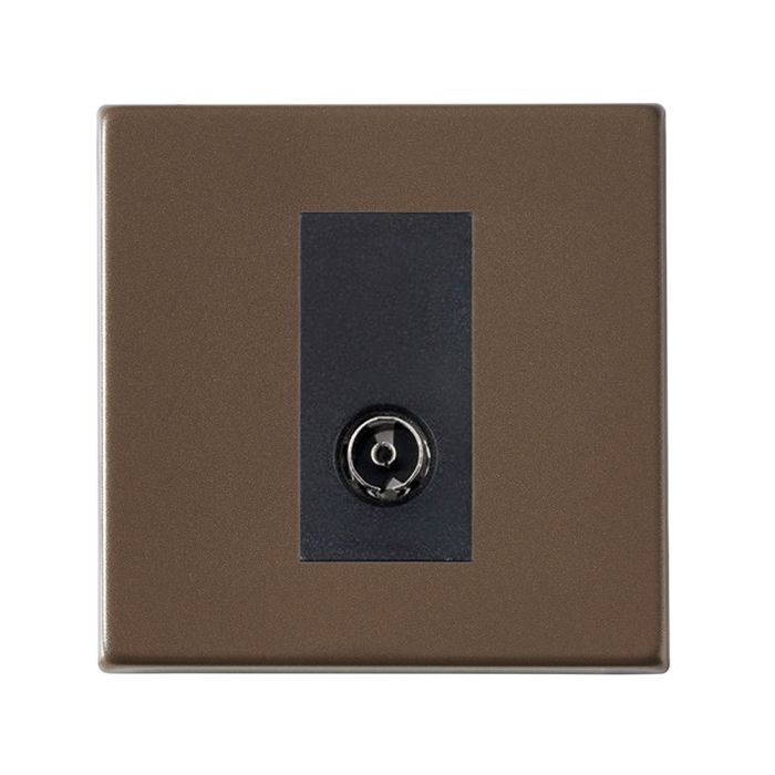 Hamilton 7G2RBTVIB G2 Richmond Bronze isolated TV socket