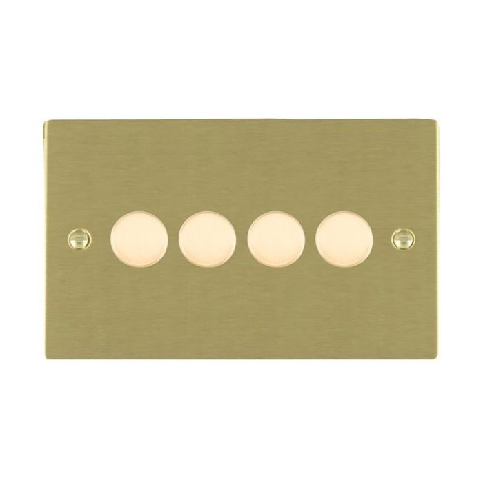 Hamilton 824X40 Satin Brass quadruple 400w 2 way dimmer