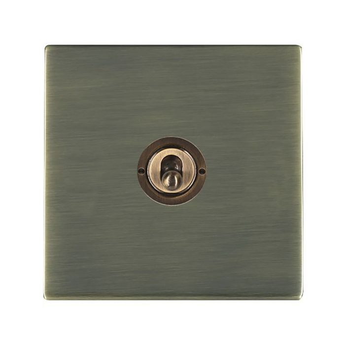 Hamilton 89CT31 CFX Antique Brass 20A single intermediate toggle light switch