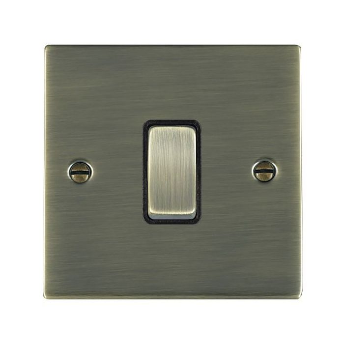 Hamilton 89R31AB-B Antique Brass 10A single intermediate light switch