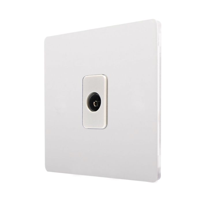 Hamilton 8WPCTVW CFX Primed White non-isolated TV socket