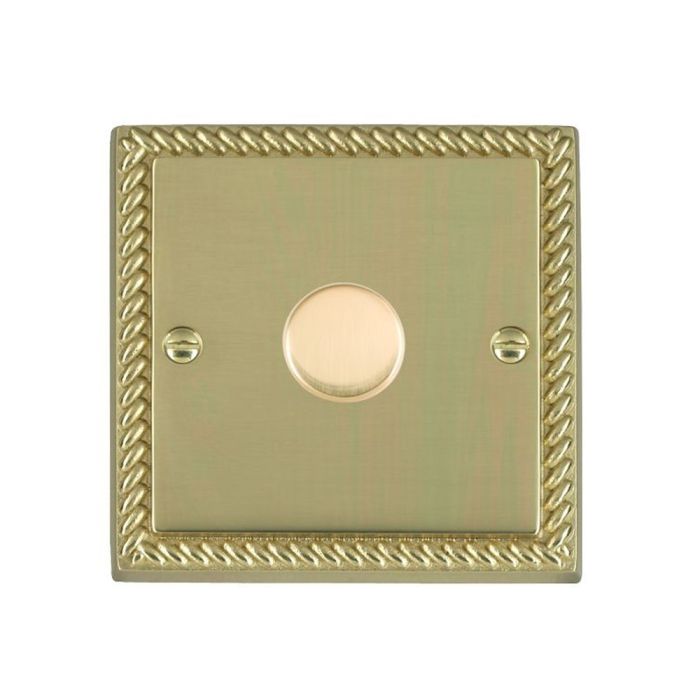 Hamilton 901X60 Polished Brass Dimmer Switch 1 Gang 600W