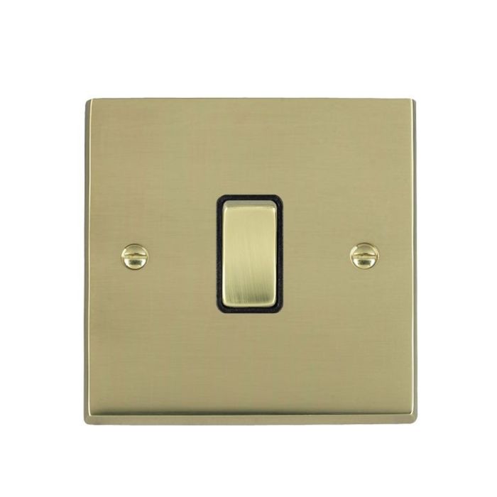 Hamilton 92R21PB-B Polished Brass Switch 1 Gang 10A