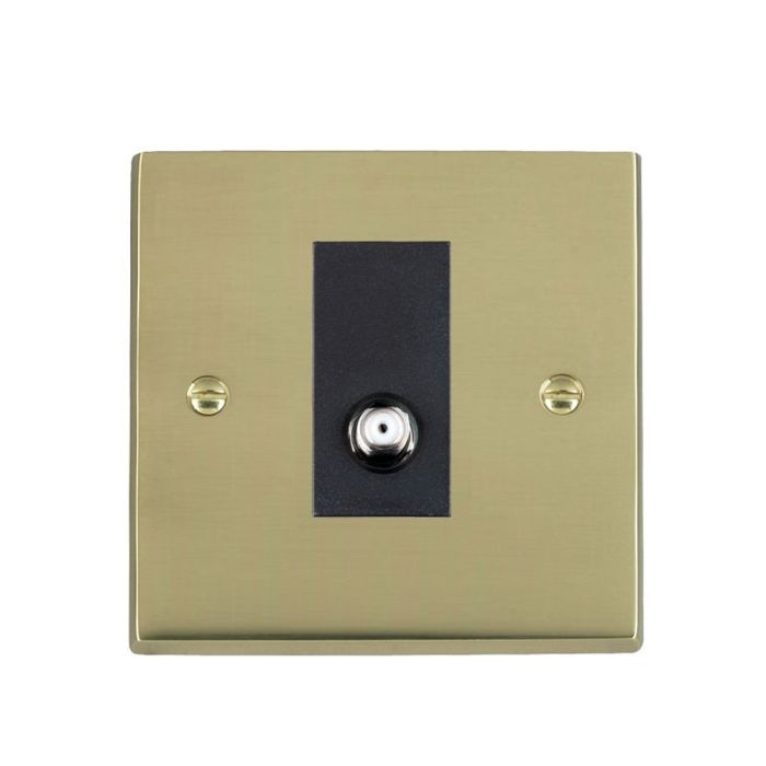 Hamilton 92SATIB Polished Brass Satellite Socket Isolated