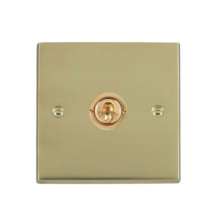 Hamilton 92T21 Polished Brass Dolly Switch 1 Gang 10A
