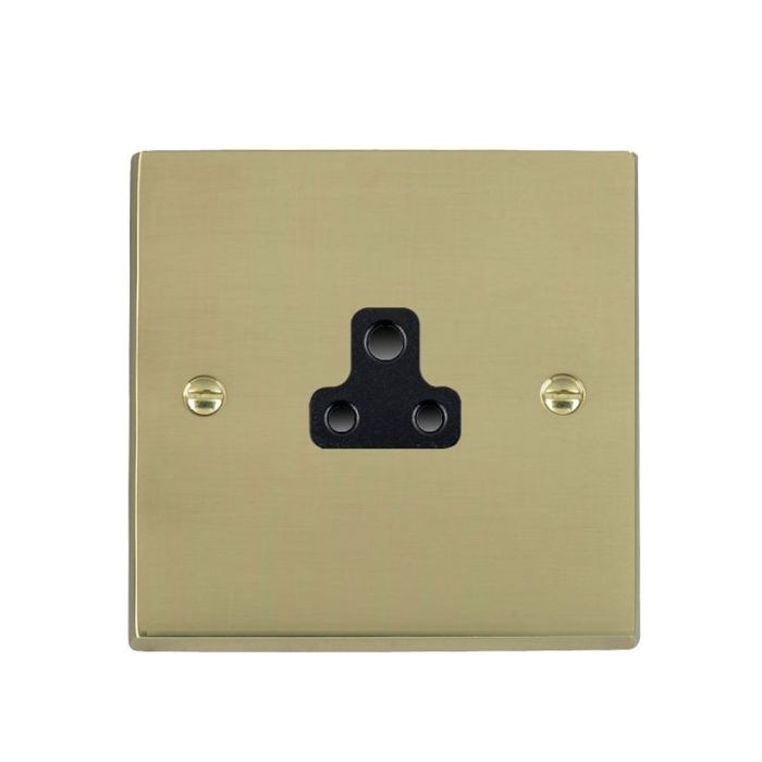 Hamilton 92US2B Polished Brass Unswitched 2A Socket