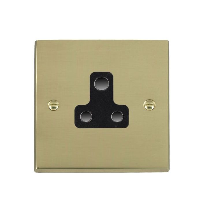 Hamilton 92US5B Polished Brass Unswitched 5A Socket