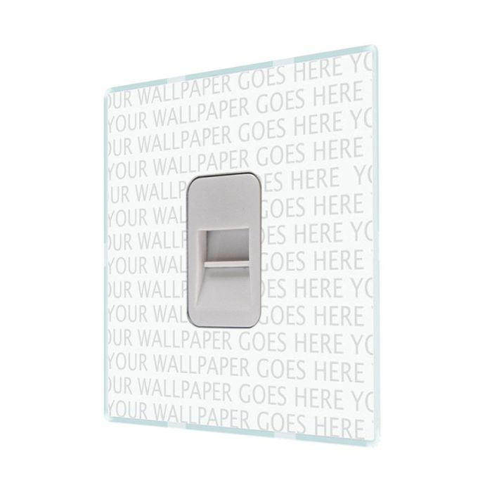 Hamilton PCTCSW Perception CFX Transparent telephone slave socket