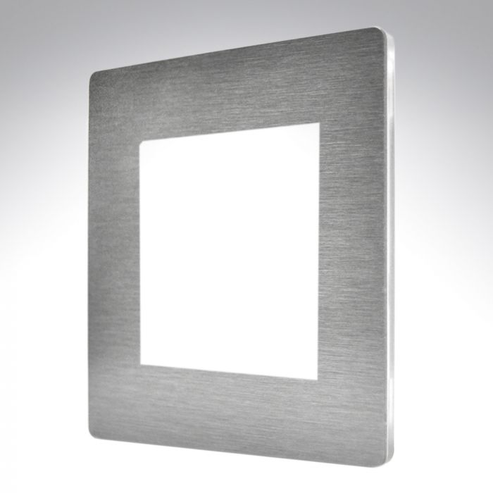 Hamilton 84CEURO2 CFX Satin Steel 2 Gang Modular Plate