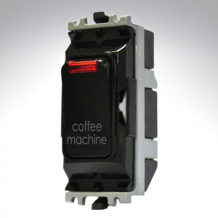 MK K4896NCMBLK Grid Switch + Neon 20A Coffee Machine