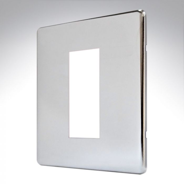 MK K24181POC Aspect Data Plate 1 Module Polished Chrome