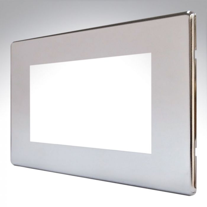 MK K24184POC Aspect Data Plate 4 Module Polished Chrome