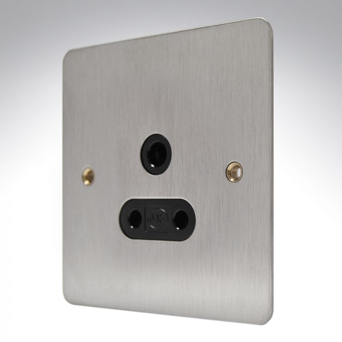 MK K14381BSSB Edge Brushed Steel Lighting Socket 5amp