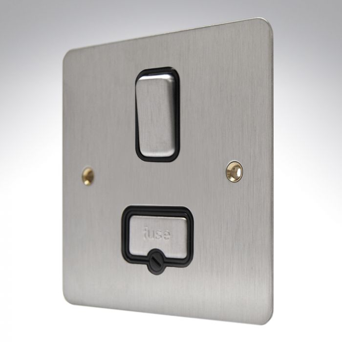 MK K14941BSSB Edge Brushed Steel Spur Switched