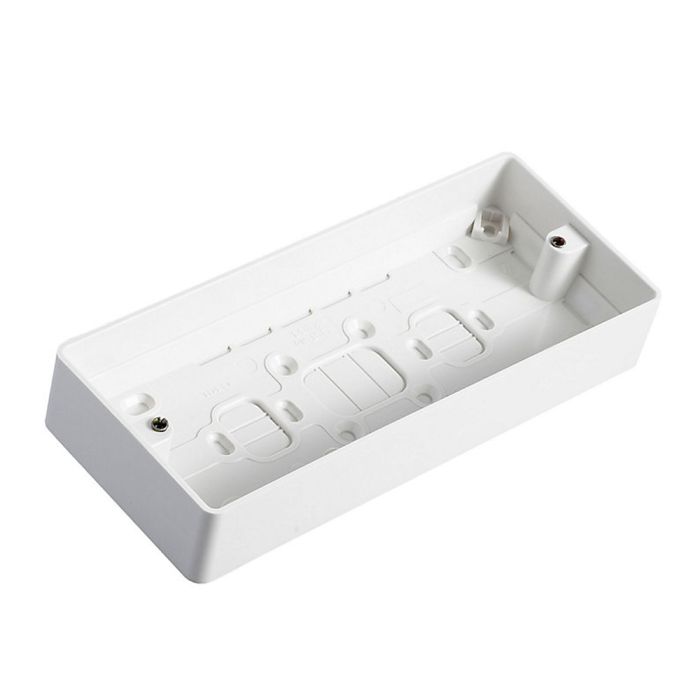 MK K2151WHI Surface Box Architrave 1 Gang 16mm