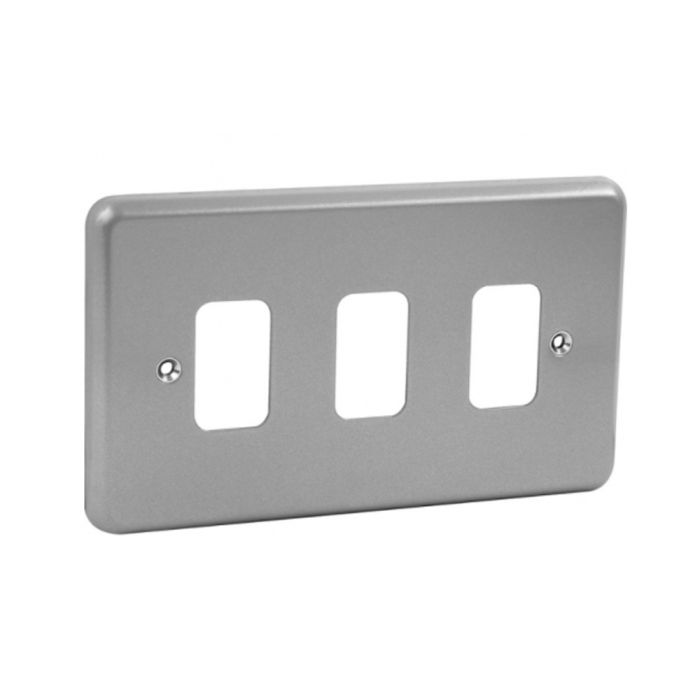 MK K3493ALM Grid 3 Module Frontplate Aluminium