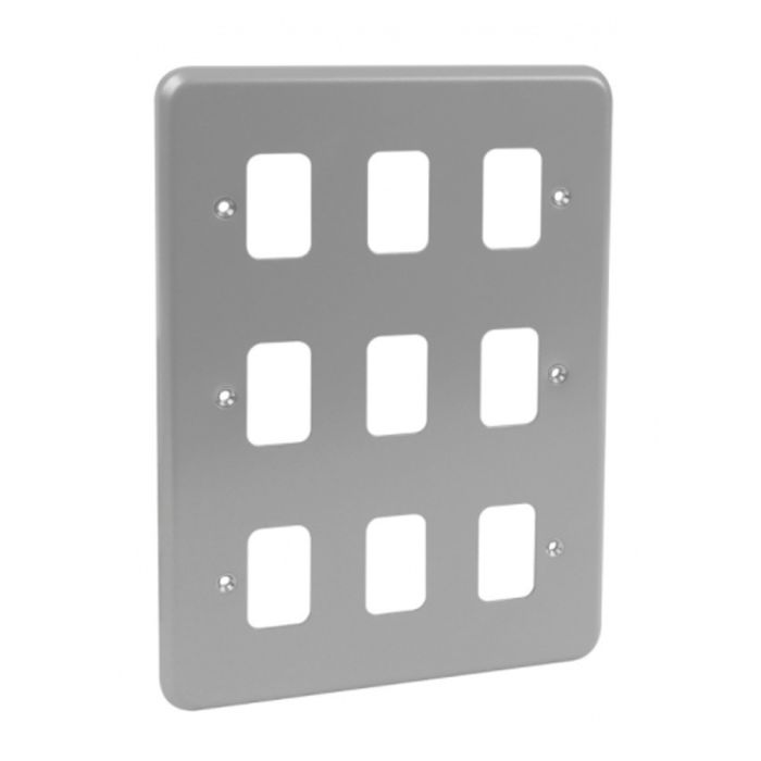 MK K3499ALM Grid 9 Module Frontplate Aluminium