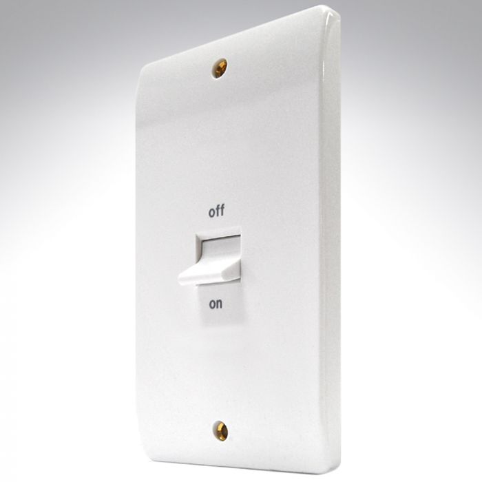 MK K5205WHI 45amp Double Pole Switch