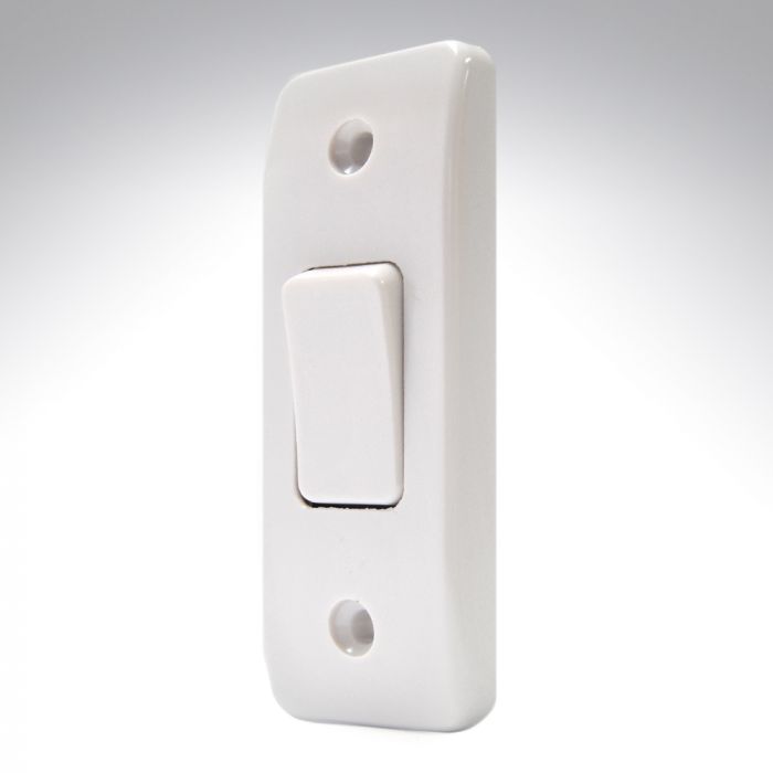 MK K4841WHI Architrave Switch 1 Gang 2 Way