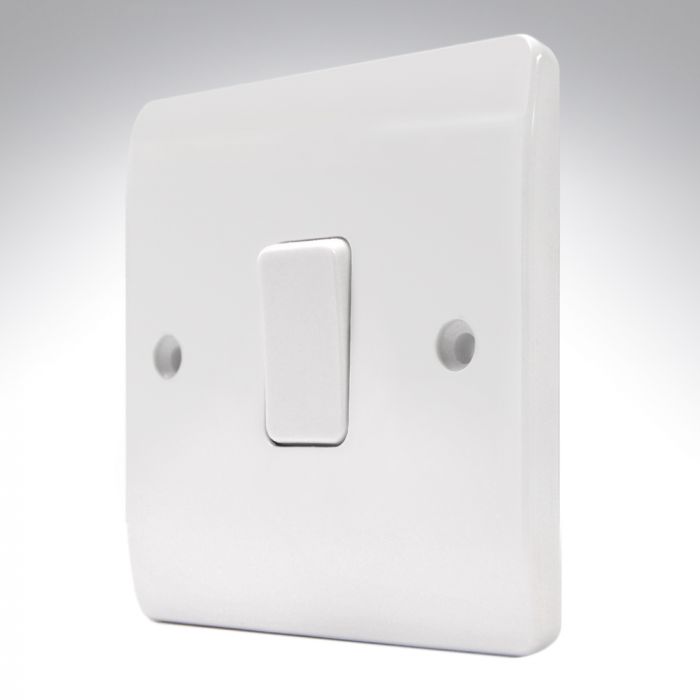 MK K4875WHI Light Switch 1 Gang Intermediate