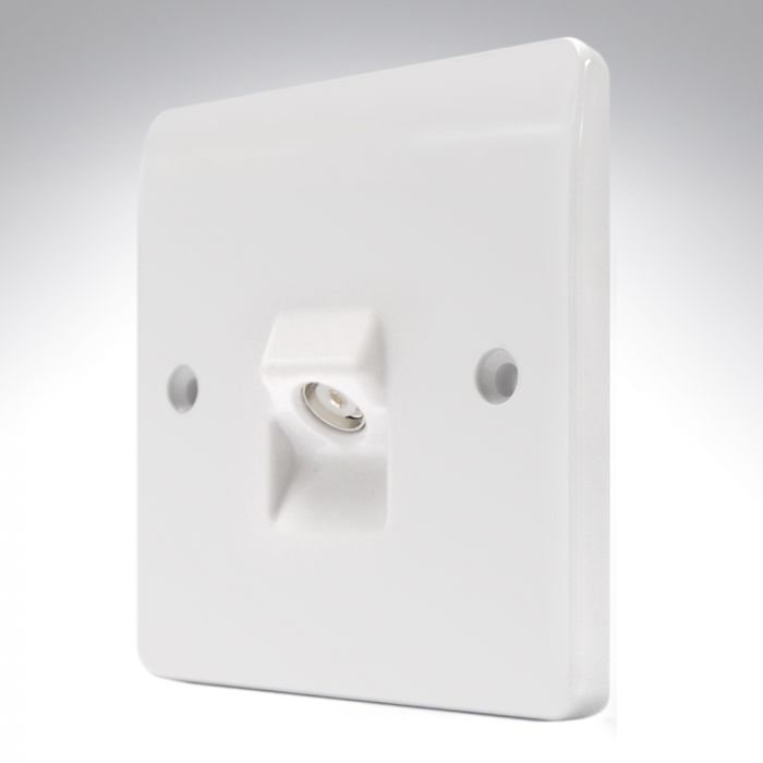 MK K3520WHI TV - FM Single Non Isolated Socket