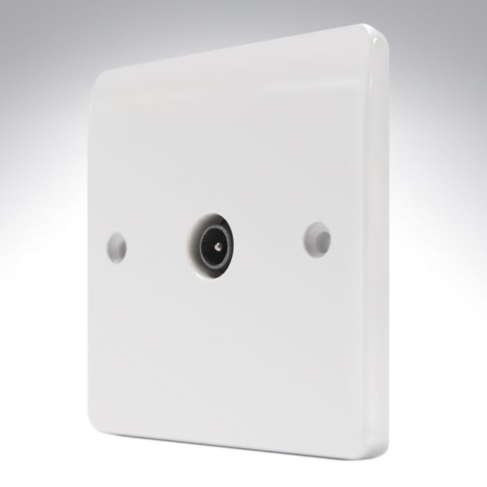 MK K3550WHI TV - FM Single Non Isolated Socket